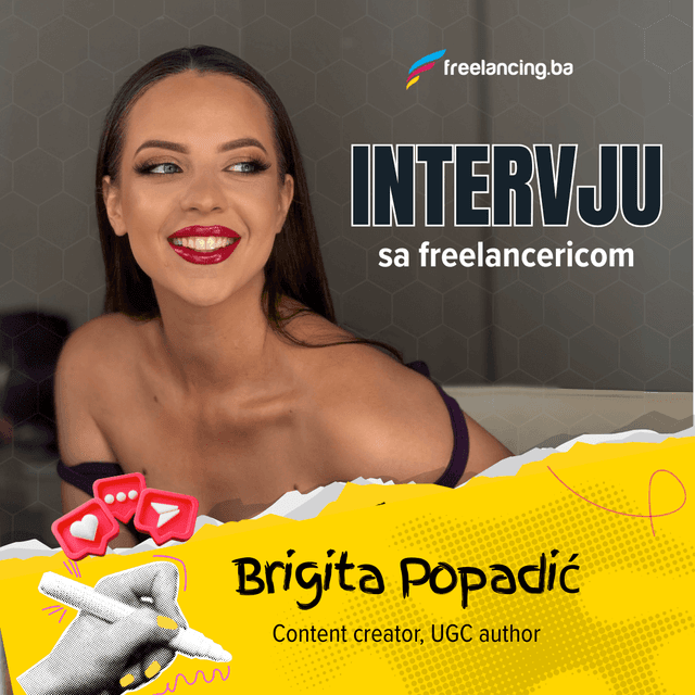 Intervju sa freelancericom: Brigita Popadić - Kako izgleda život kontent kreatora iz prve ruke