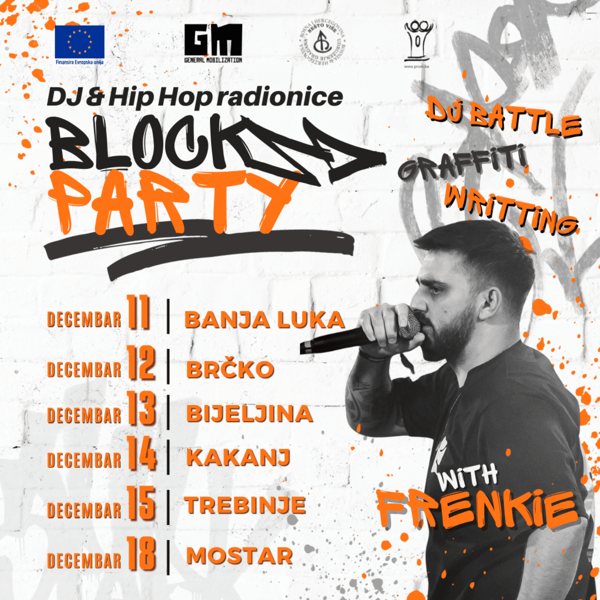 Block Party - besplatna DJ i Hip Hop radionica 