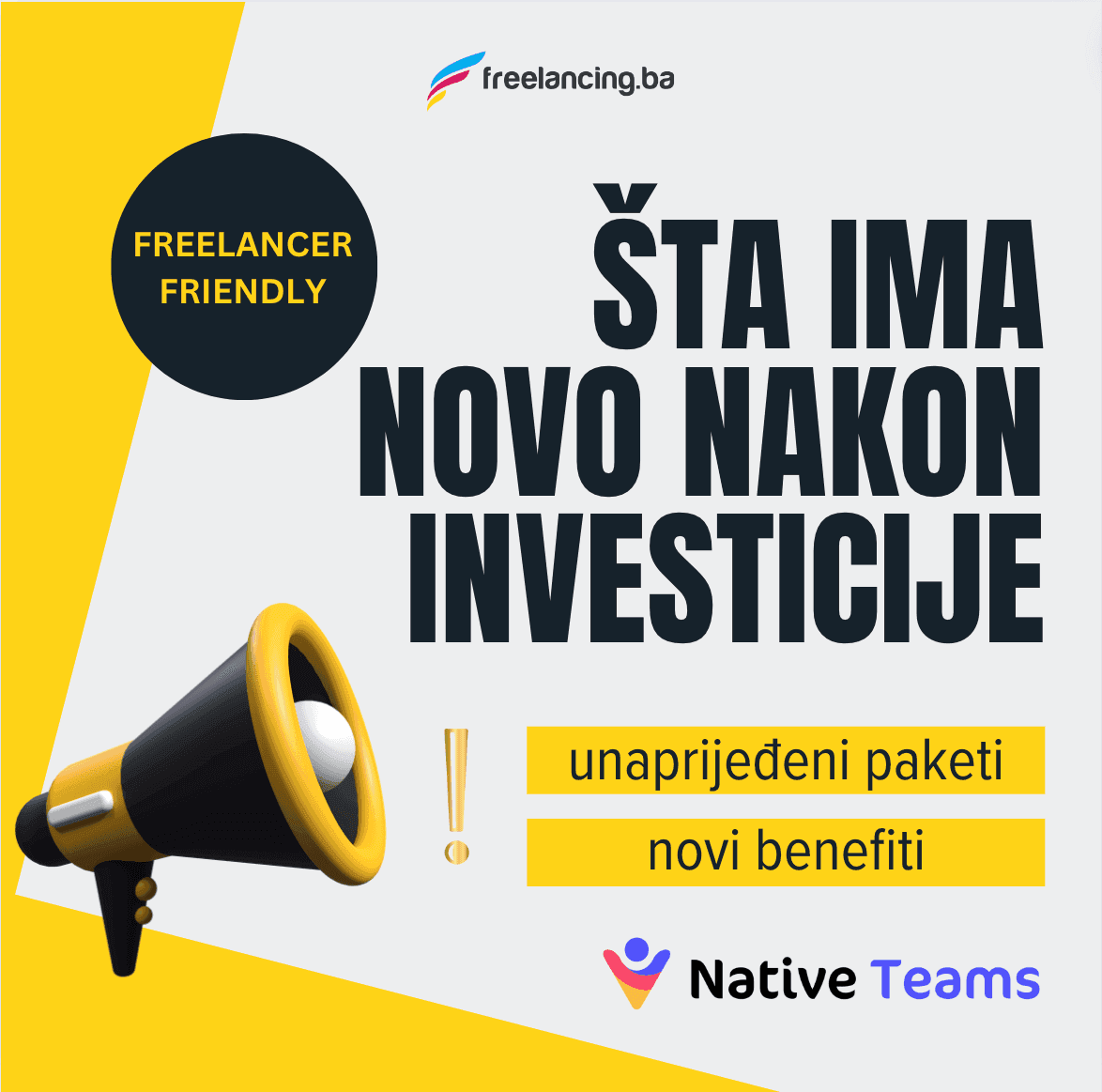 SVE ŠTO TREBA DA ZNATE o unapređenim paketima i benefitima Native Teams platforme