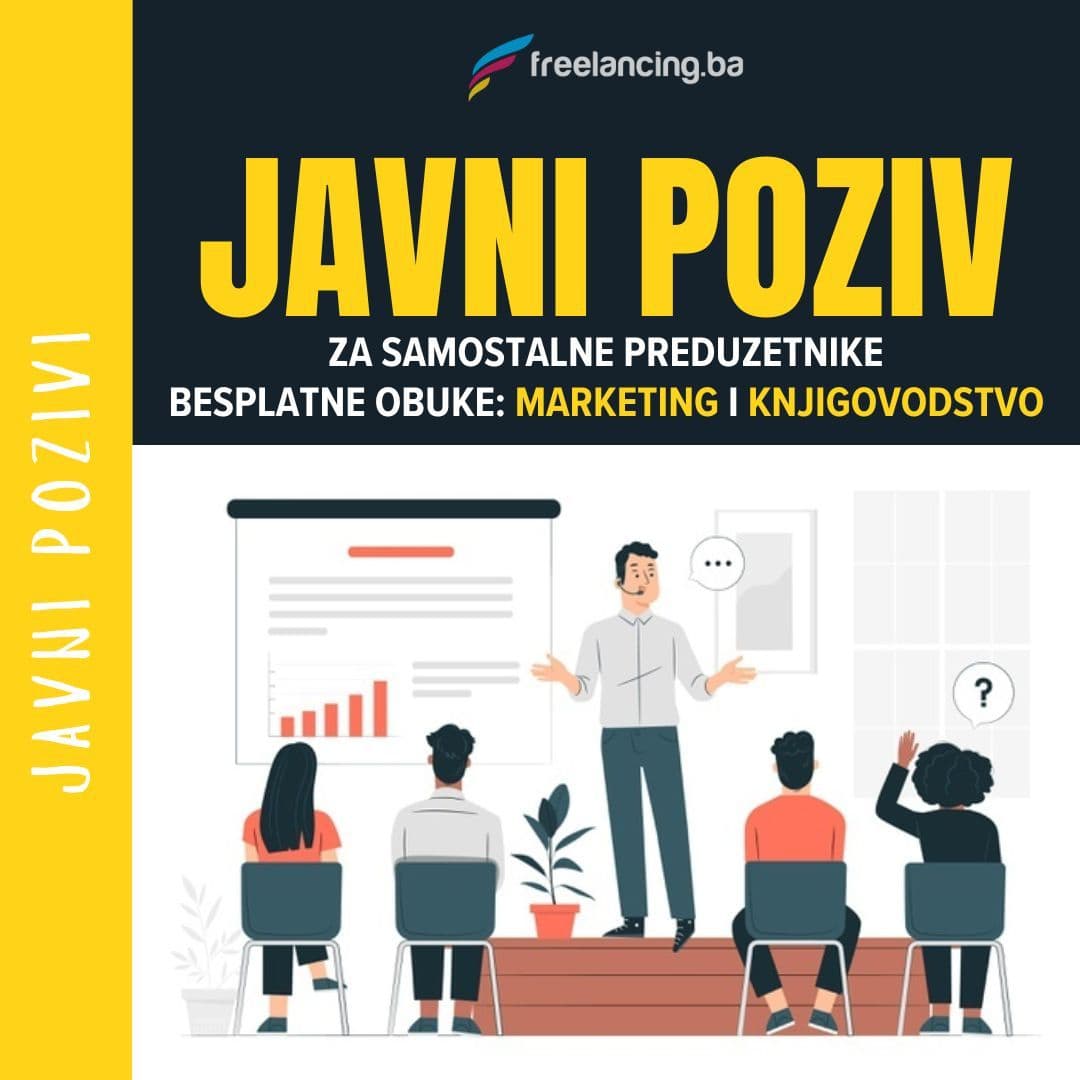 Besplatne obuke za samostalne preduzetnike (marketing i knjigovodstvo)