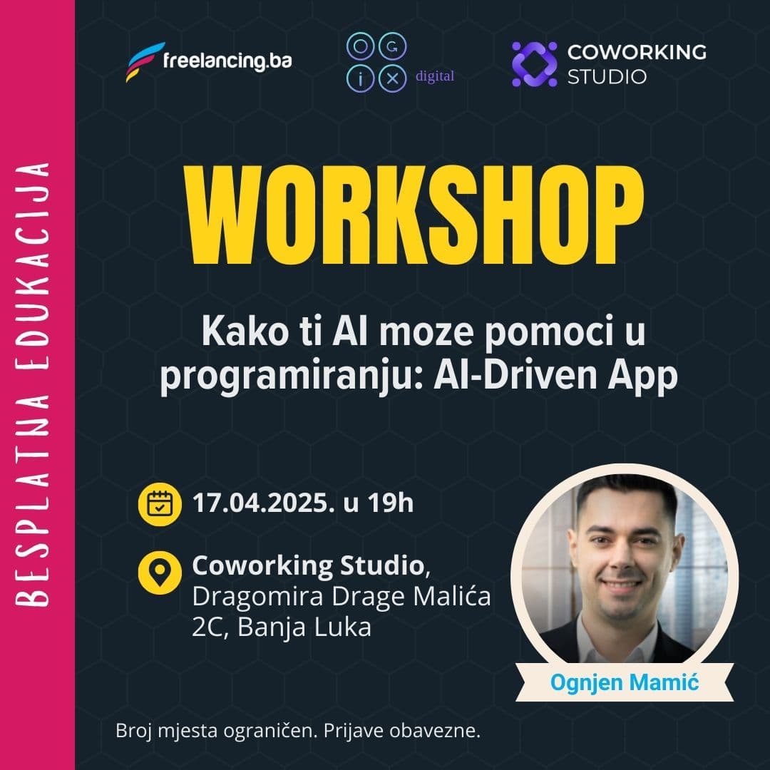 Kako ti AI moze pomoci u programiranju: AI-Driven App Workshop